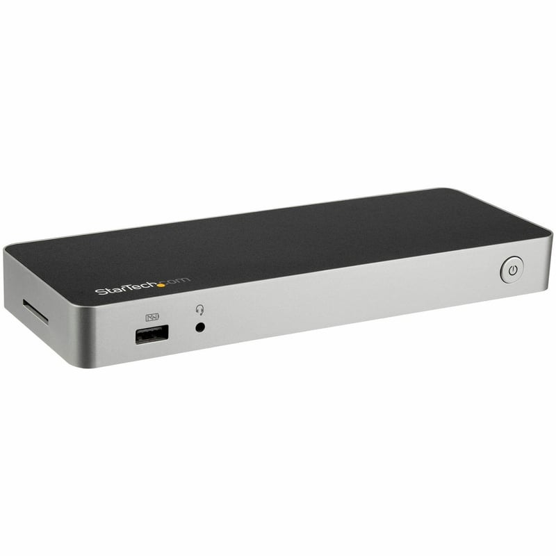 StarTech.com USB C Dock - 4K Dual Monitor HDMI & DisplayPort USB Type-C Docking Station - 60W Power Delivery, SD, 4-port USB 3.0 Hub, GbE - Thumbnail 1