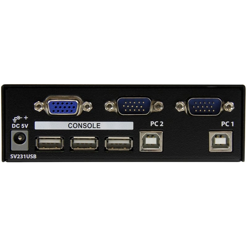 StarTech.com 2 Port Professional USB KVM Switch Kit with Cables - Thumbnail 3