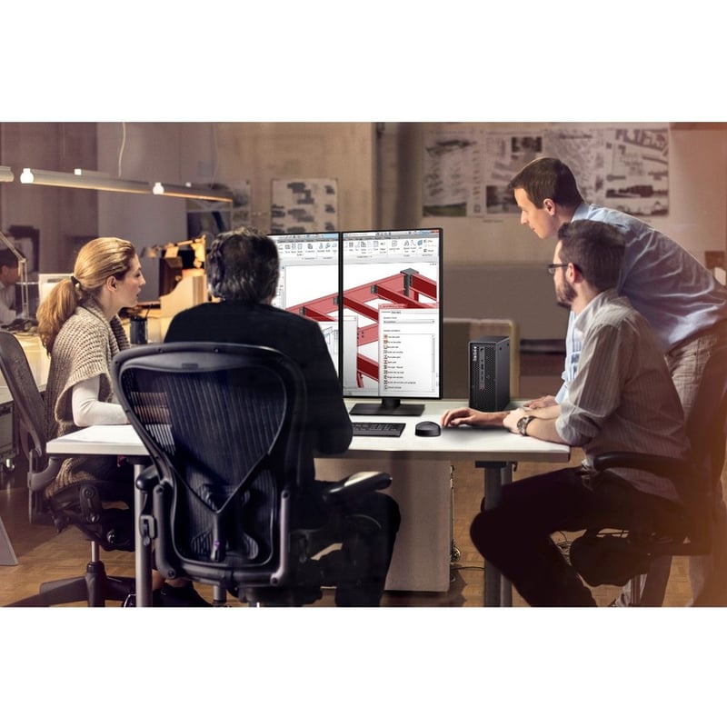 Lenovo ThinkStation P360 Ultra 30G1000QUS Workstation - 1 x Intel Core i5 12th Gen i5-12400T - 32 GB - 1 TB SSD - Ultra Small - Thumbnail 3