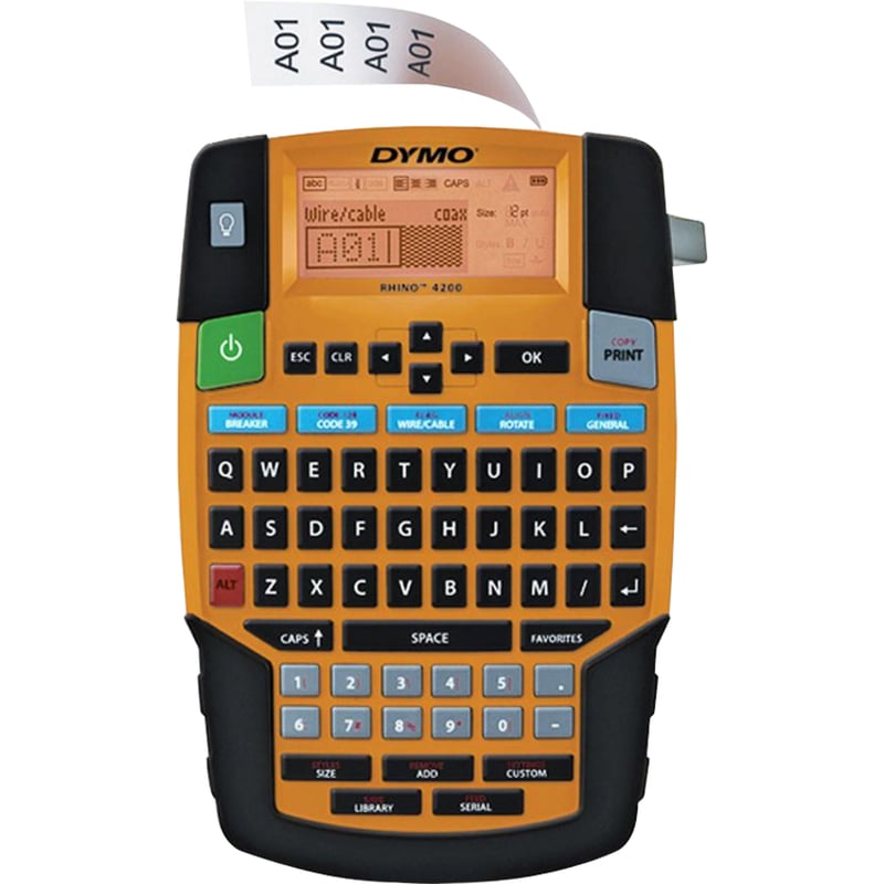 Dymo Rhino 4200 Soft Case Labelmaker Kit - Thumbnail 1