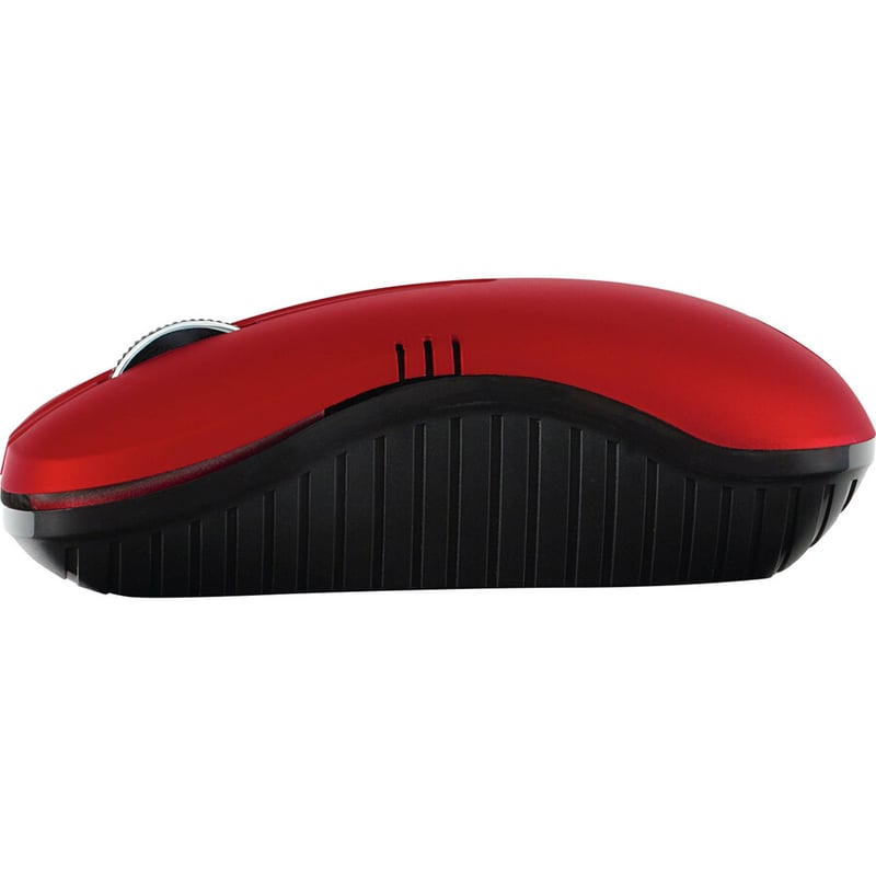 Verbatim Wireless Notebook Optical Mouse, Commuter Series - Matte Red - Thumbnail 4