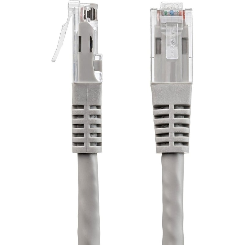 StarTech.com 35ft CAT6 Ethernet Cable - Gray Molded Gigabit - 100W PoE UTP 650MHz - Category 6 Patch Cord UL Certified Wiring/TIA - Thumbnail 3