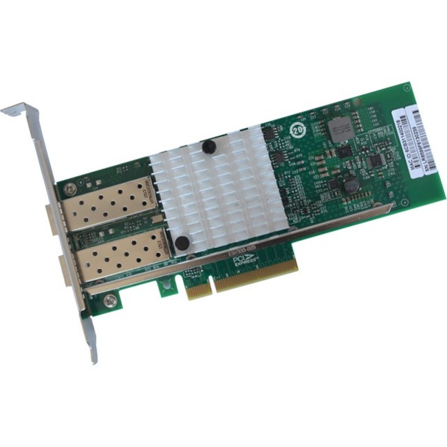 HP Compatible BK835A - PCI Express x8 Network Interface Card (NIC) 2x Open SFP+ Ports Intel 82599 Chipset Based
