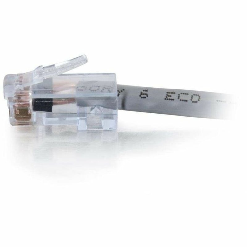 QS 100FT CAT6 NON BOOTED CMP GRY TAA - Thumbnail 2