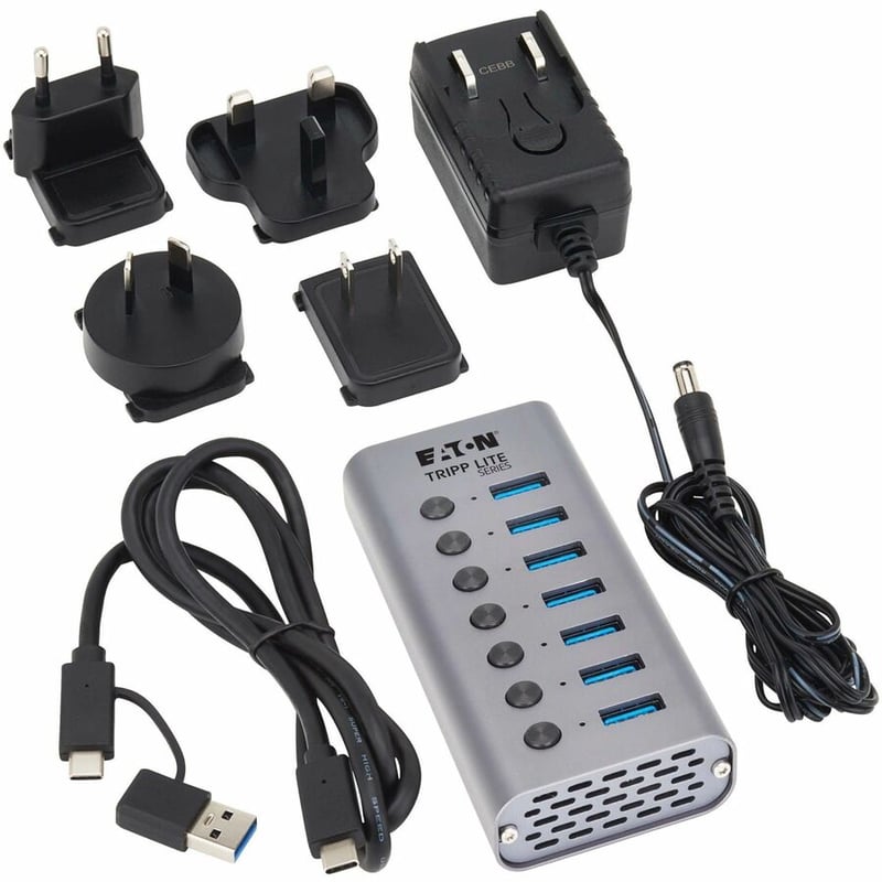 7-PORT USB-C HUB USB 3.2 GEN 1 5 GBPS USB-A PORTS OPTIONAL USB-A A - Thumbnail 3