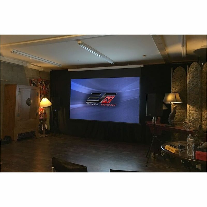 Elite ProAV Saker SK180XHW3-E12 180" Electric Projection Screen - Thumbnail 2