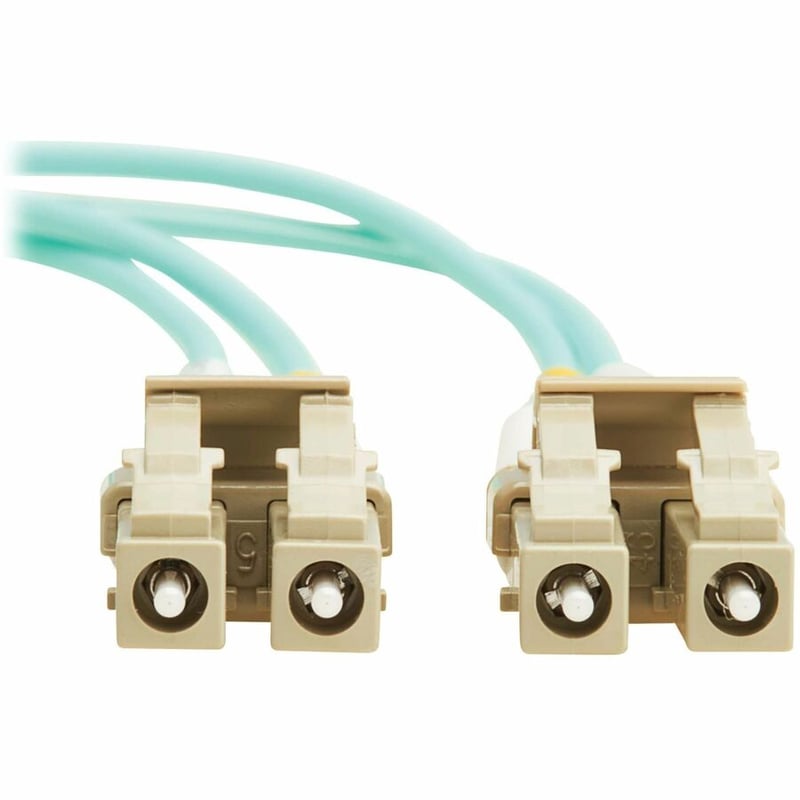 FIBER CABLE 10GB/40GB/100GB MMF 50 OM4 LSZH LC/LC AQUA 3M TAA - Thumbnail 3