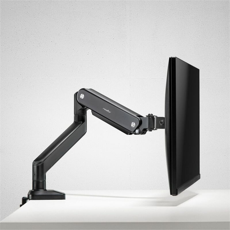 Rocstor ErgoReach Y10N010-B1 Mounting Arm for Monitor - Black - Thumbnail 4
