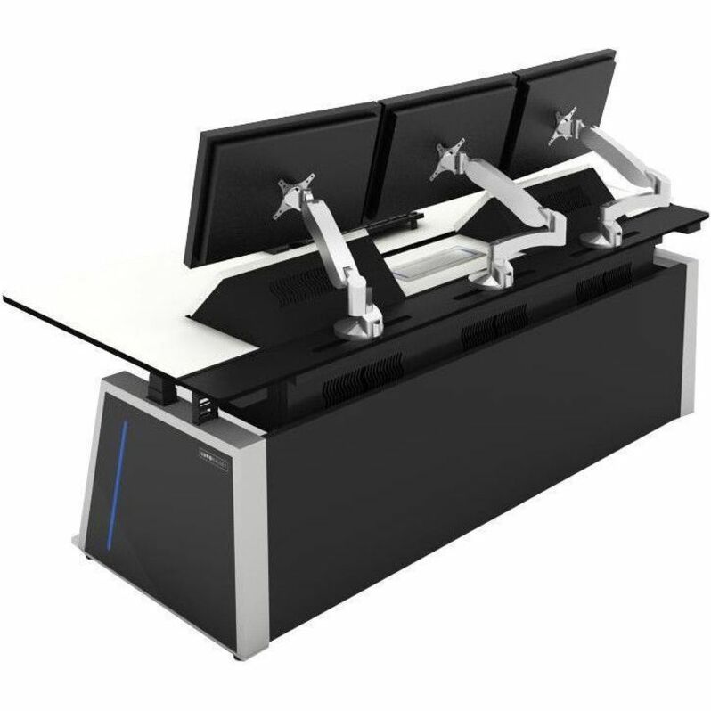 Lund Halsey x-Type Broadcast Air Console - 63in Width - TAA Compliant - Thumbnail 3