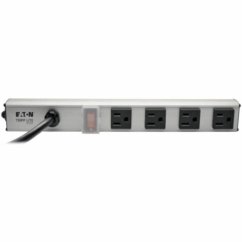 Tripp Lite by Eaton 4-Outlet Power Strip 10 ft. (3.05 m) Cord NEMA 5-15P Plug 12 in. - Thumbnail 1