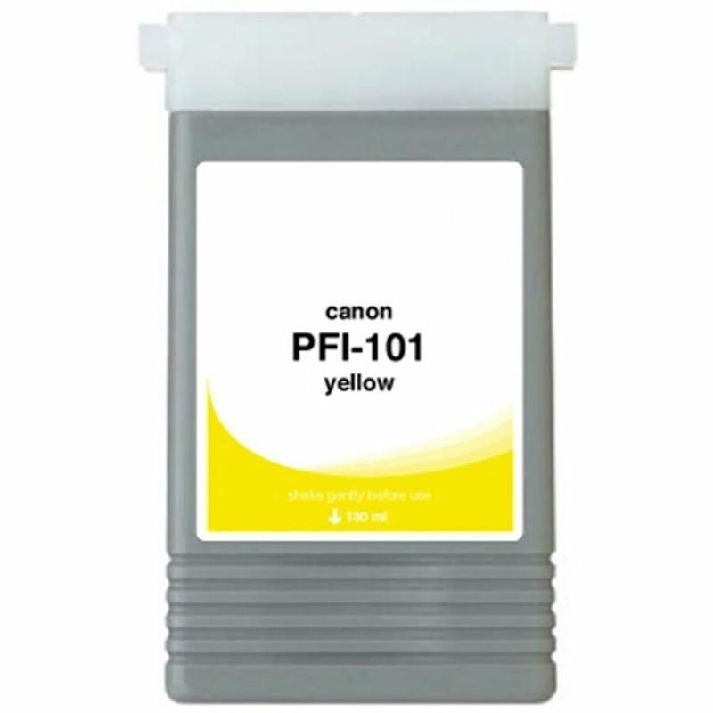 WF Non-OEM New Yellow Wide Format Ink Cartridge for Canon PFI-101 (0886B001AA) - Thumbnail 1
