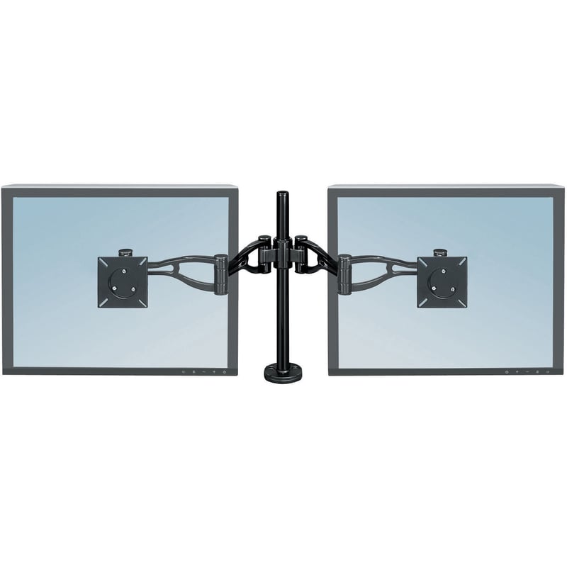 Fellowes Professional Series Depth Adjustable Dual Monitor Arm - Thumbnail 1