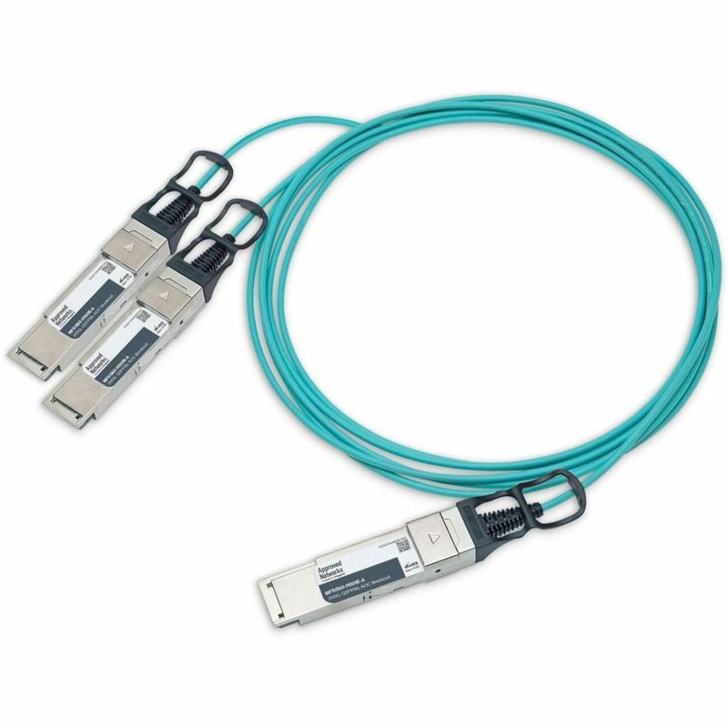 Approved Networks 200G QSFP56 InfiniBand HDR AOC Cable (QSFP56 to 2xQSFP56 ) Breakout