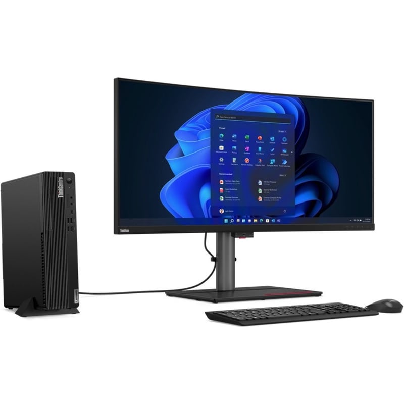 Lenovo ThinkCentre M90s Gen 3 11TT0003US Desktop Computer - Intel Core i5 12th Gen i5-12500 - vPro Technology - 16 GB - 256 GB SSD - Small Form Factor - Raven Black - Thumbnail 5