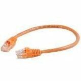 Quiktron Q-Series Patch Cords, CAT6, Non-Booted, Orange, 14 FT