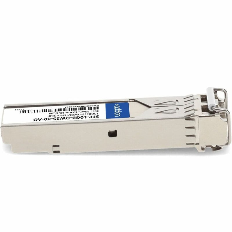 AddOn MSA and TAA 10GBase-DWDM SFP+ Transceiver C-Band 100GHz (SMF, 1557.36nm, 80km, LC, DOM)