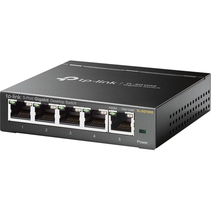 TP-Link TL-SG105S - 5 Port Gigabit Ethernet Switch - Thumbnail 2