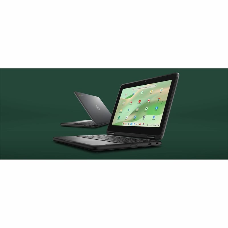 Dell Chromebook 3000 3120 11.6" Clamshell Chromebook - HD - 60 Hz - Intel N-Series N100 - 4 GB - 64 GB Flash Memory - English (US) Keyboard - Thumbnail 3