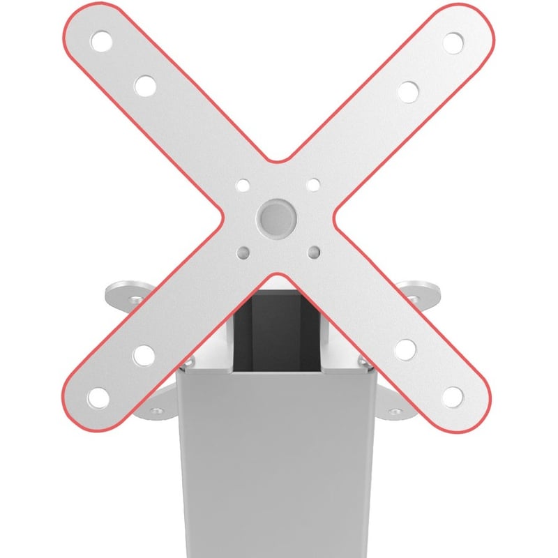 CTA Digital Desk Mount for Kiosk, Tablet, iPad (7th Generation), iPad (8th Generation), iPad (9th Generation), iPad Pro, iPad Air 3, iPad (5th Generation), iPad (6th Generation), iPad Air, iPad Air 2, ... - White - Thumbnail 4