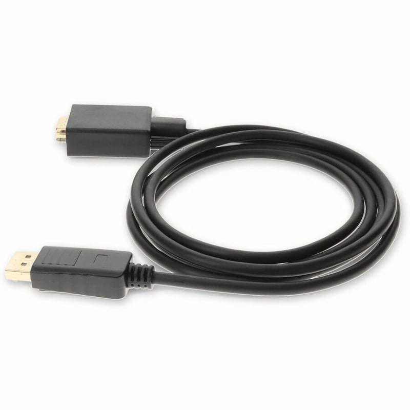 2M M/M DISPLAYPORT/VGA BLACK CABLE 1080P 60HZ - Thumbnail 2