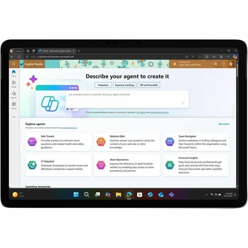 SURFACE PRO 12IN SD P/16/512 CM XPS SC PLATINUM - Thumbnail 2
