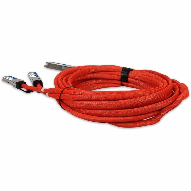 AddOn Mellanox® Compatible TAA 400GBase-CU OSFP to 2xQSFP56 Direct Attach Cable Direct Attach Cable (Active Twinax, 3m) - Thumbnail 3