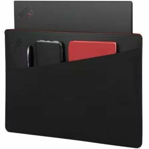 Lenovo Carrying Case (Sleeve) for 13" to 14" Notebook, Smartphone, Cable, Accessories - Black - Thumbnail 2