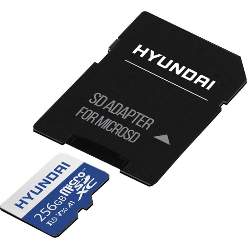 Hyundai 256GB microSDXC UHS-1 Memory Card with Adapter, 95MB/s (U3) 4K Video, Ultra HD, A1, V30 - Thumbnail 3