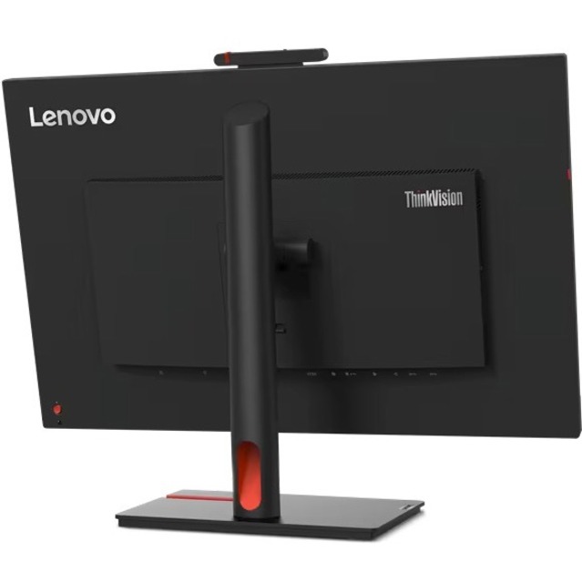Lenovo ThinkVision T27hv-30 27" Class Webcam WQHD LCD Monitor - 16:9 - Raven Black - Thumbnail 4