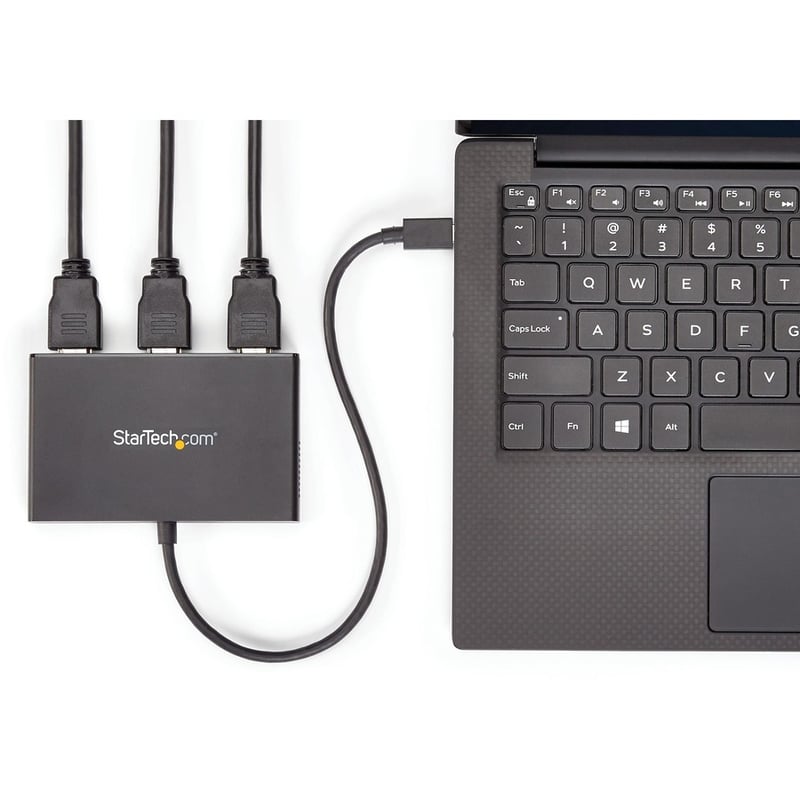 StarTech.com 3-Port USB-C Multi-Monitor Adapter, Type-C to 3x HDMI MST Hub, Triple 1080p HDMI Laptop Display Extender / Splitter, Windows - Thumbnail 3