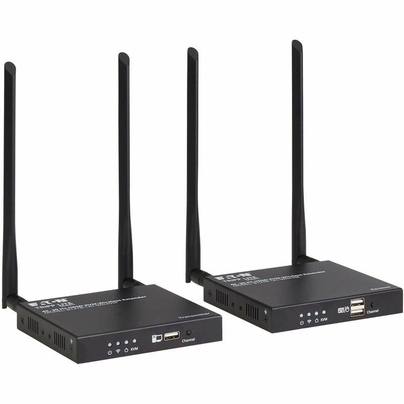 WIRELESS HDMI+USB KVM EXT KIT 4K 50M IR PASSBACK SSID - Thumbnail 1