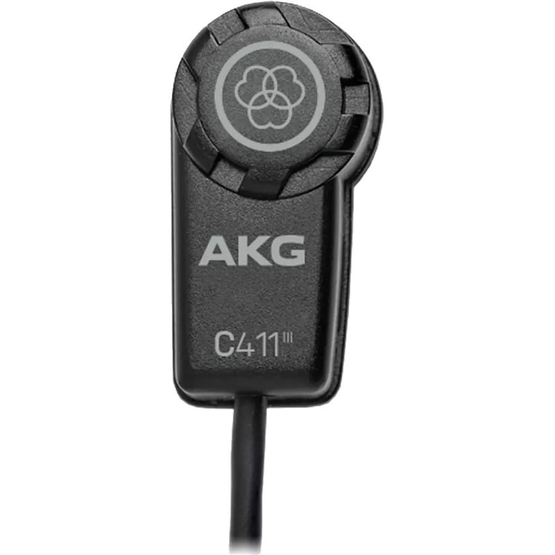 AKG C411 L Wired Condenser Microphone - Matte Black