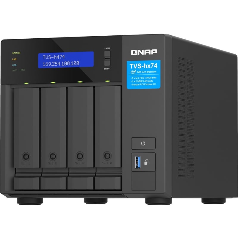 QNAP TVS-h474-PT-8G SAN/NAS Storage System - Thumbnail 5