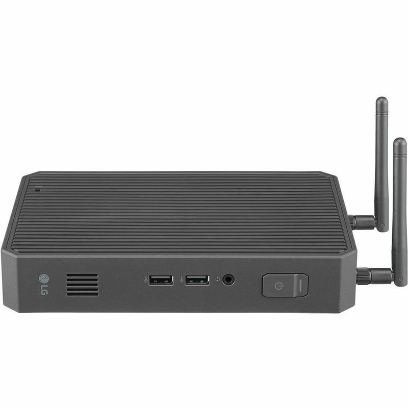 LG CQ601W-BP Thin Client - Intel Pentium N6005 Quad-core (4 Core) 2 GHz - Black - Thumbnail 1