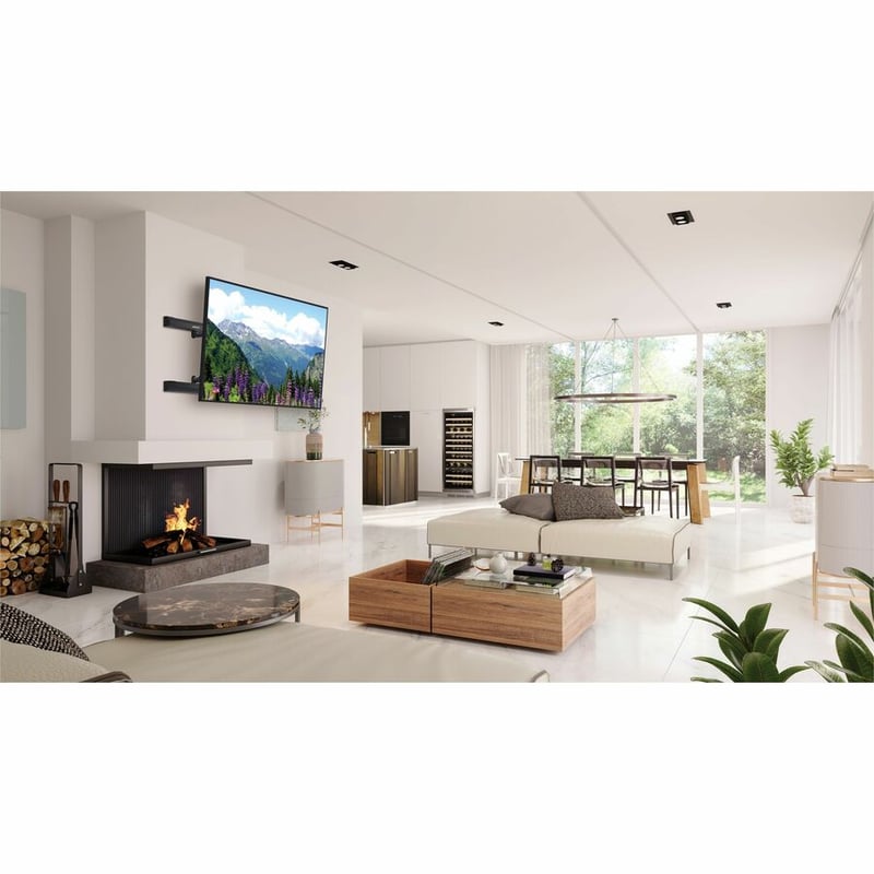 Peerless-AV SmartMount SA761PU Wall Mount for Flat Panel Display - Black - Thumbnail 2