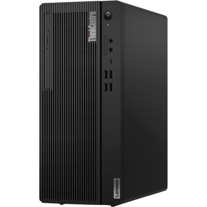 Lenovo ThinkCentre M80t Gen 3 11TE000NUS Desktop Computer - Intel Core i7 12th Gen i7-12700 - vPro Technology - 16 GB - 1 TB SSD - Tower - Black - Thumbnail 2