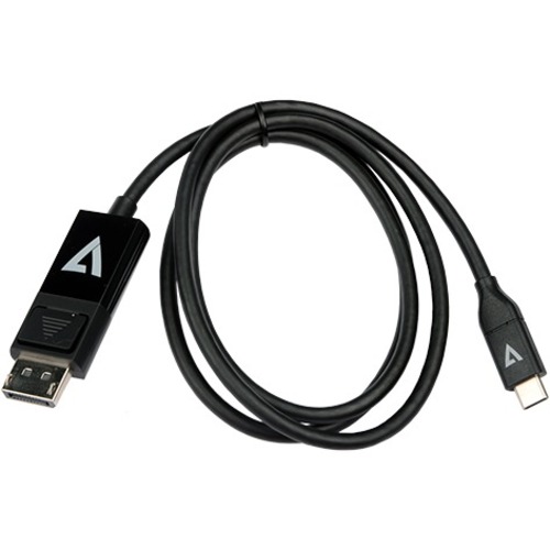 V7 USB-C Male to DisplayPort 1.2 Male 21.6 Gbps 4K UHD - Thumbnail 1