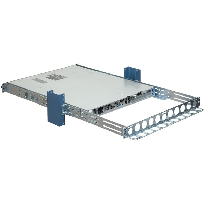 Rack Solutions 1U 2Post Universal Rail with Wirebar - Thumbnail 3