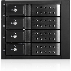 iStarUSA BPN-DE340HD Drive Enclosure for 5.25" - Serial ATA/600 Host Interface Internal - Black - Thumbnail 1