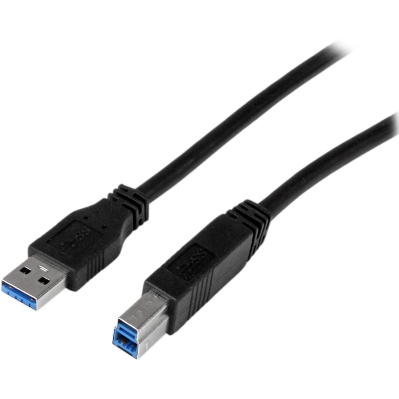 StarTech.com 1m (3ft) Certified SuperSpeed USB 3.0 (5Gbps) A to B Cable - M/M - Thumbnail 1