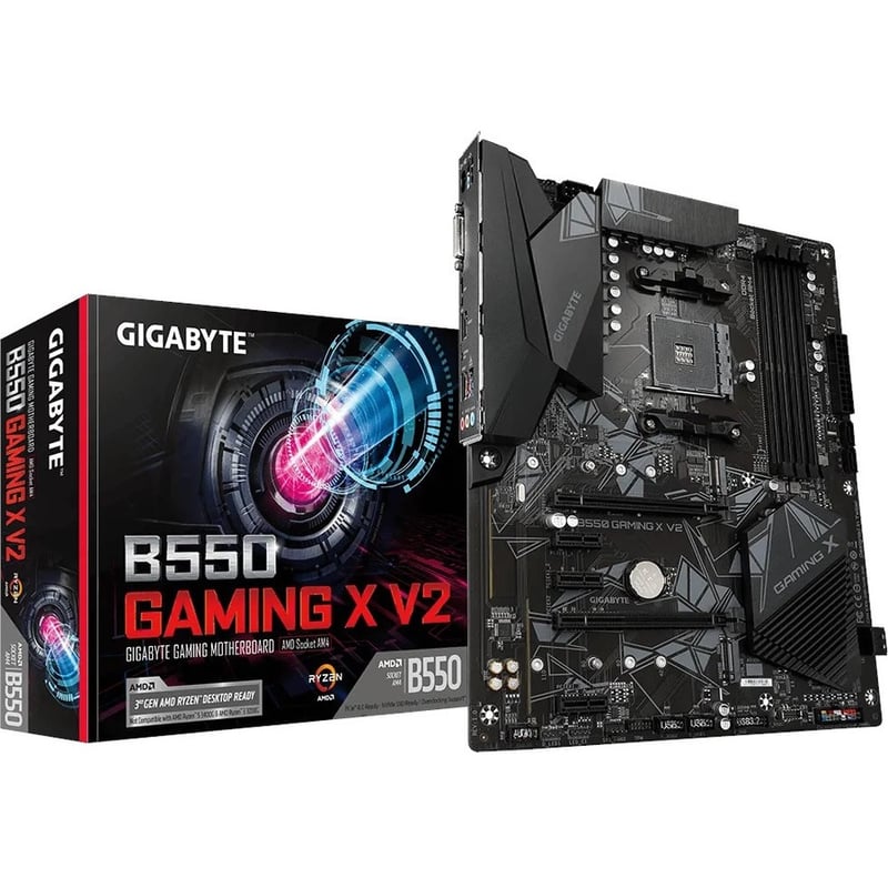 Gigabyte Ultra Durable B550 GAMING X V2 Desktop Motherboard - AMD B550 Chipset - Socket AM4 - ATX - Thumbnail 2