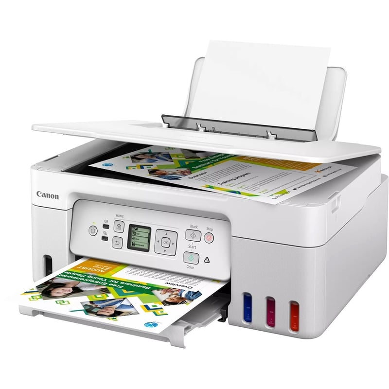 Canon PIXMA G3270 Wireless Inkjet Multifunction Printer - Color - White - Thumbnail 2