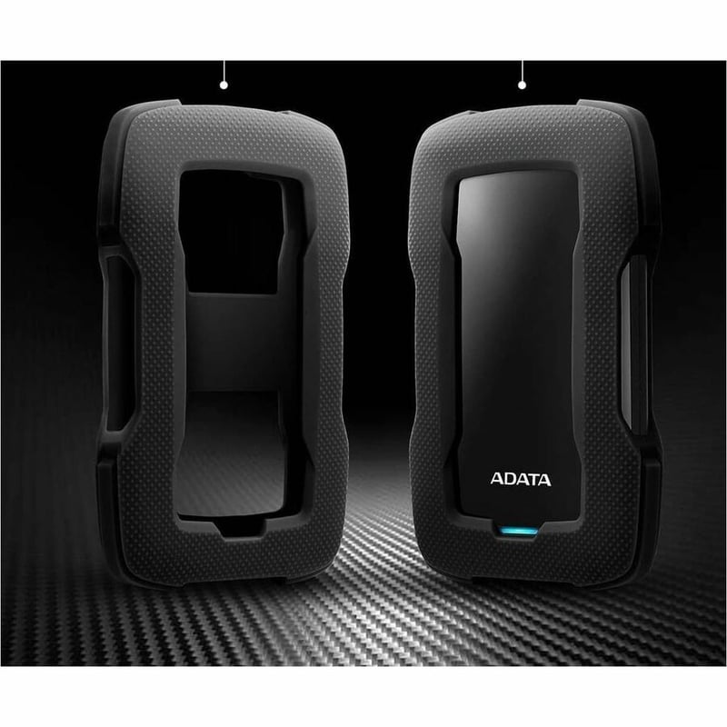Adata HD330 AHD330-4TU31-CBK 4 TB Portable Hard Drive - External - Black - Thumbnail 2