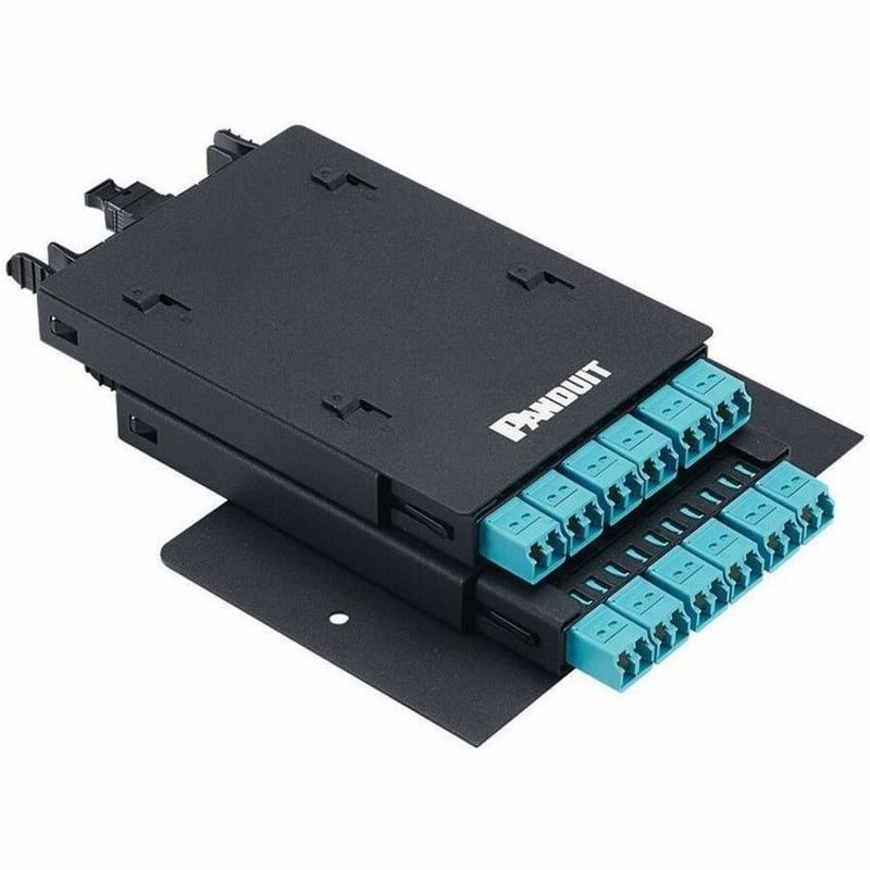 IndustrialNet Mounting Bracket for Fiber Optic Cassette, Enclosure - Black - Thumbnail 3