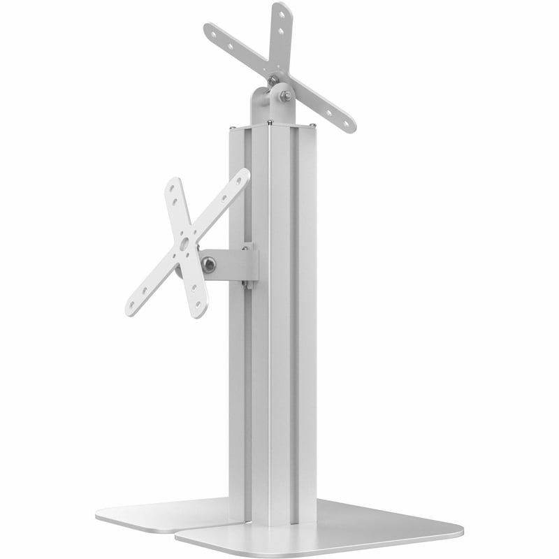 CTA Digital Dual VESA Compatible Table Mount for POS (White) - Thumbnail 1