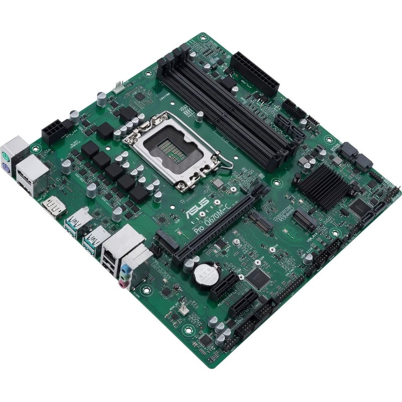 Asus PRO Q670M-C-CSM Desktop Motherboard - Intel Q670 Chipset - Socket LGA-1700 - Intel Optane Memory Ready - Micro ATX - Thumbnail 4