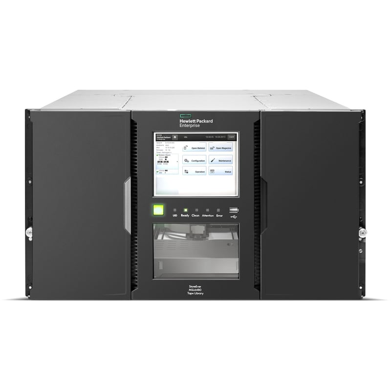 HPE StoreEver MSL6480 Scalable Base Module - Thumbnail 1
