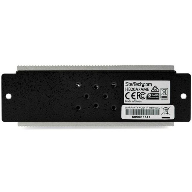StarTech.com 7 Port USB 2.0 Hub - Metal Industrial USB Hub (USB-A to 7 USB-A) - Mountable, ESD/Surge Protection - Extended Operating Temp - Thumbnail 3