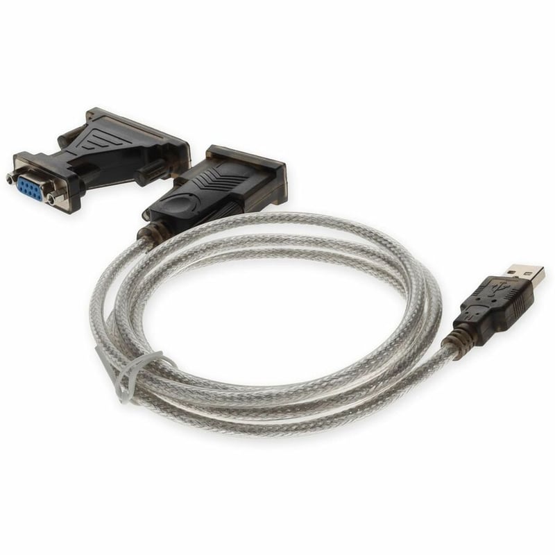 AddOn 6ft USB 2.0 (A) Male to DB-25 Male Adapter Cable - Thumbnail 5