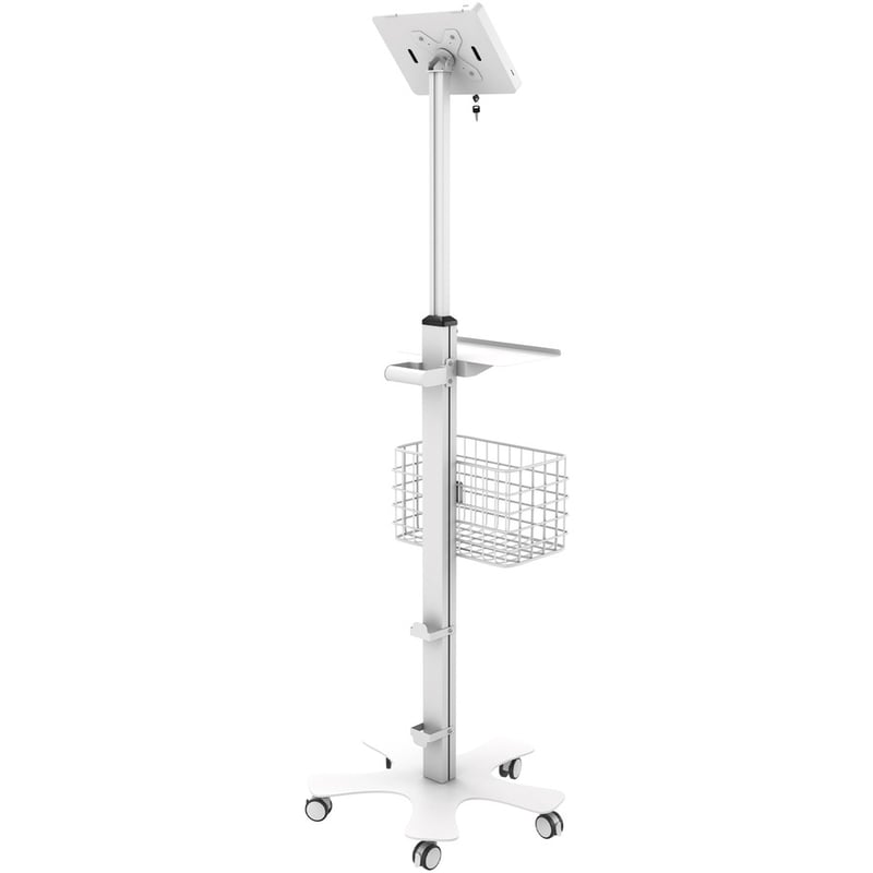 CTA Digital Medical Mobile Floor Stand with Small Enclosure - Thumbnail 2